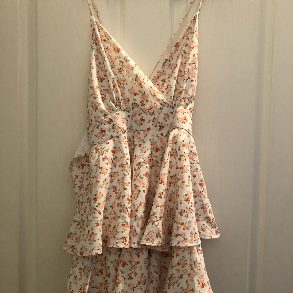 NEVER WORN floral Pink Lily Romper